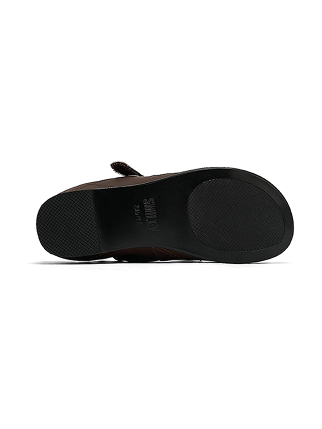 SMILEY | Ballet Flats Round Toe Shoes-Brown - PSYLOS 1, SMILEY | Ballet Flats Round Toe Shoes-Brown, Retro Trainers, SMILEY, PSYLOS 1